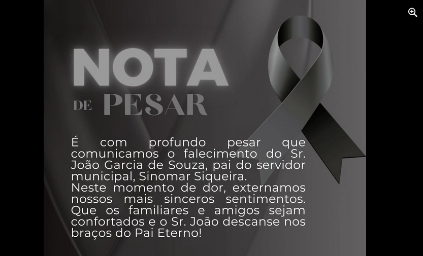 Imagem de compartilhamento para o artigo Prefeitura de Alcinópolis lamenta falecimento de João Garcia de Souza da MS Todo dia
